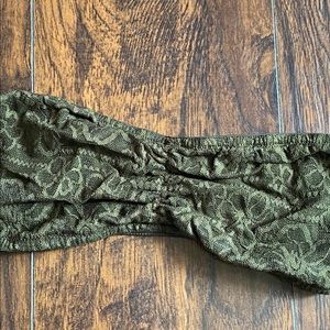 PINK army green bandeau